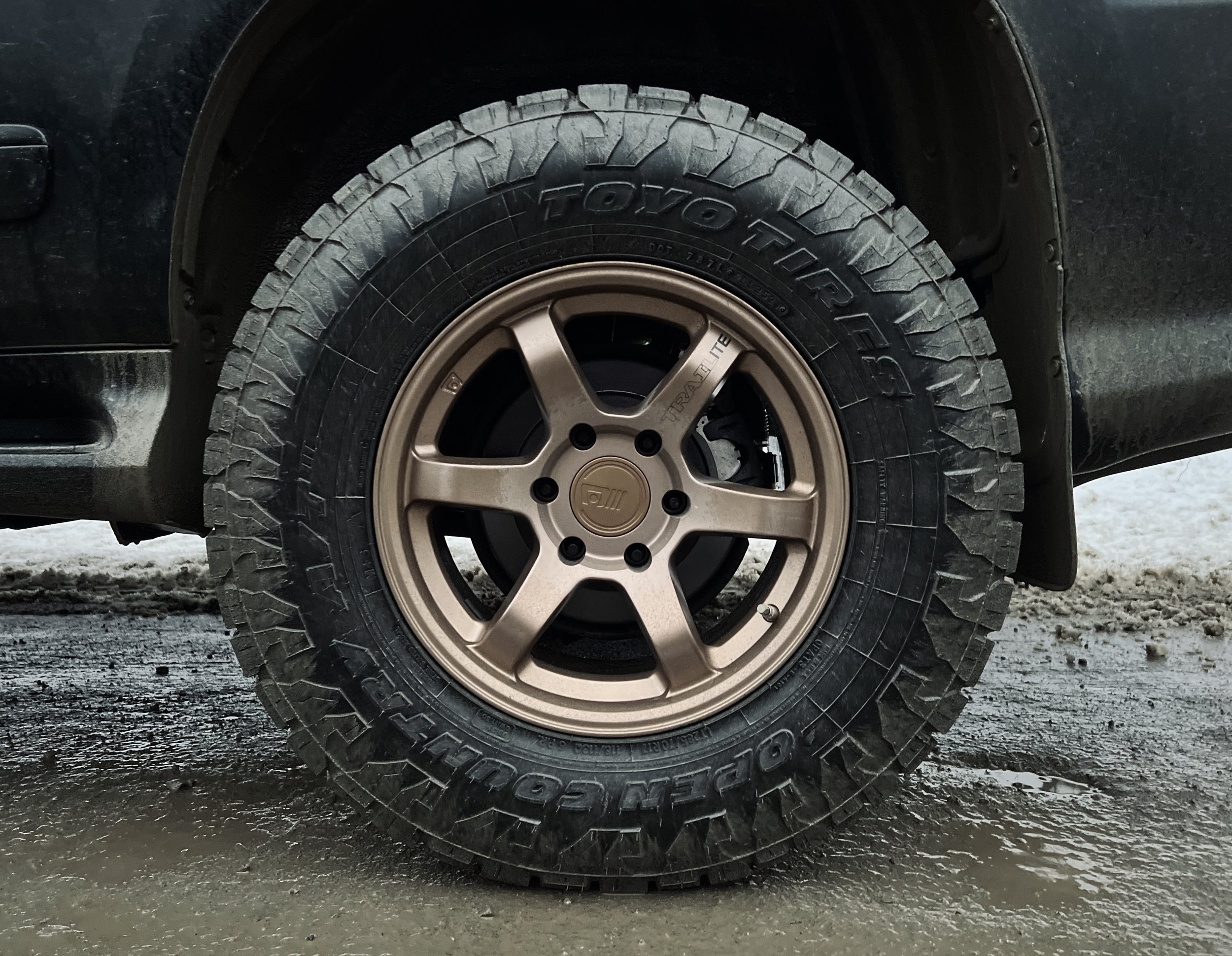 Toyo Open Country AT3 all-terrain tires on Motegi Trailite wheels