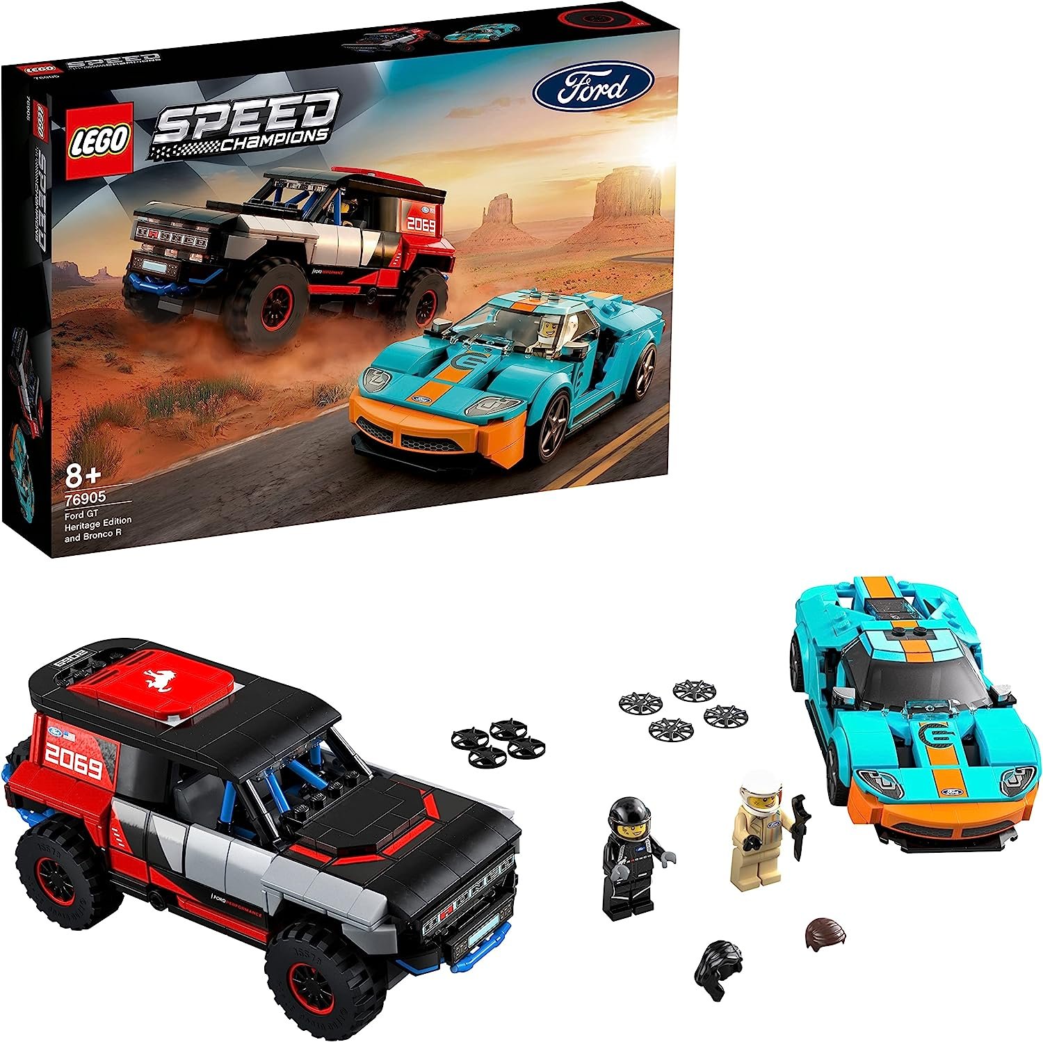 LEGO Speed Champions - Ford GT Heritage Edition and Bronco R